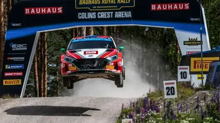Se ERC Rally med NORD 8K